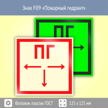 ���� F09 ��������� ������� (������������������ ������� ���� 34428-2018, 125�125 ��)